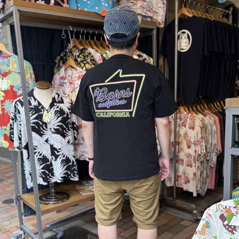 BARNS - STANDARD - Tough Neck - S/S Print T-shirt - CALIFORNIA - BR-25280