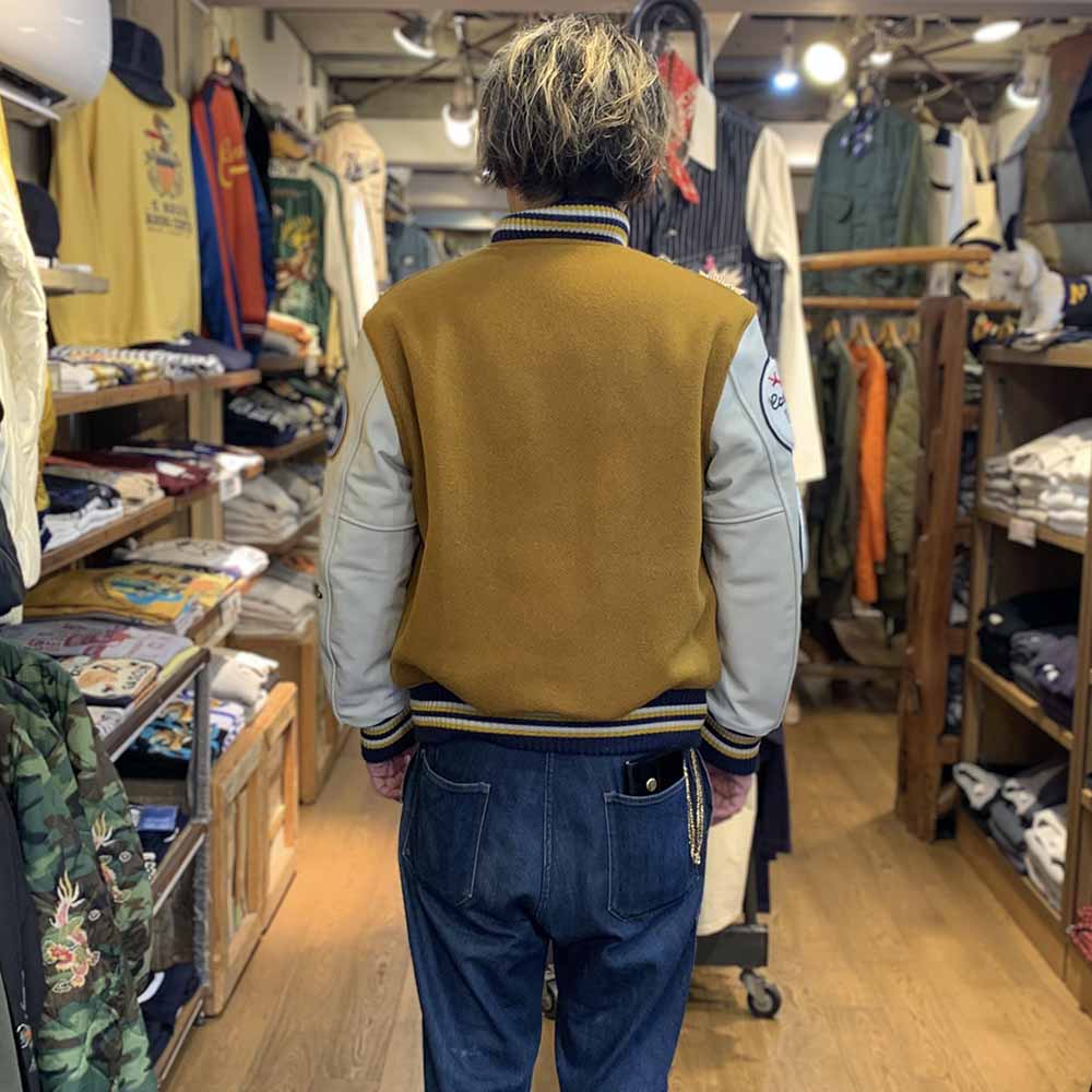 WHITESVILLE - 30oz. WOOL MELTON AWARD JACKET - BULLDOGS - WV15385