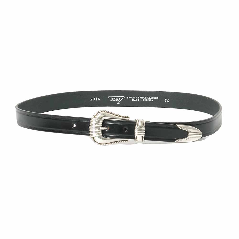 Tory Leather - 3-Piece Silver Buckle Belt - TO-2914