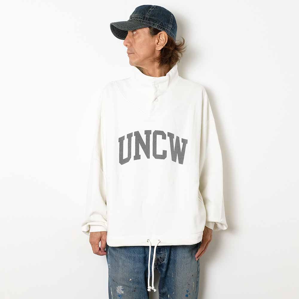 REMI RELIEF - SP Processing Wide Silhouette Stand Neck Sweatshirt - UNCW - RN29373196