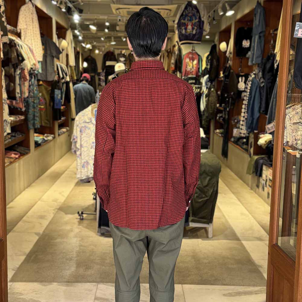 WAREHOUSE - Lot 3055 - LONG SLEEVE PLAID WORK SHIRTS - A-Pattern - 3055A-25