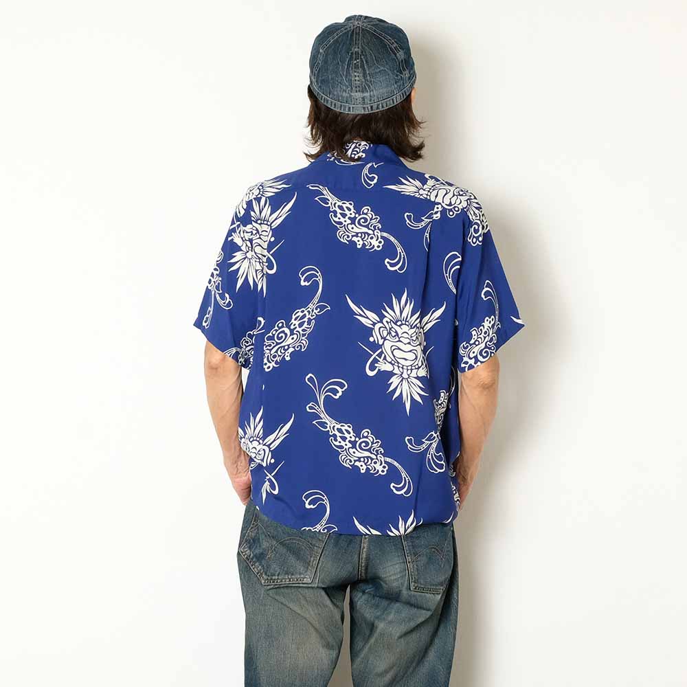 SUN SURF - S/S RAYON HAWAIIAN SHIRT - INCARNATION OF GOD - SS39611