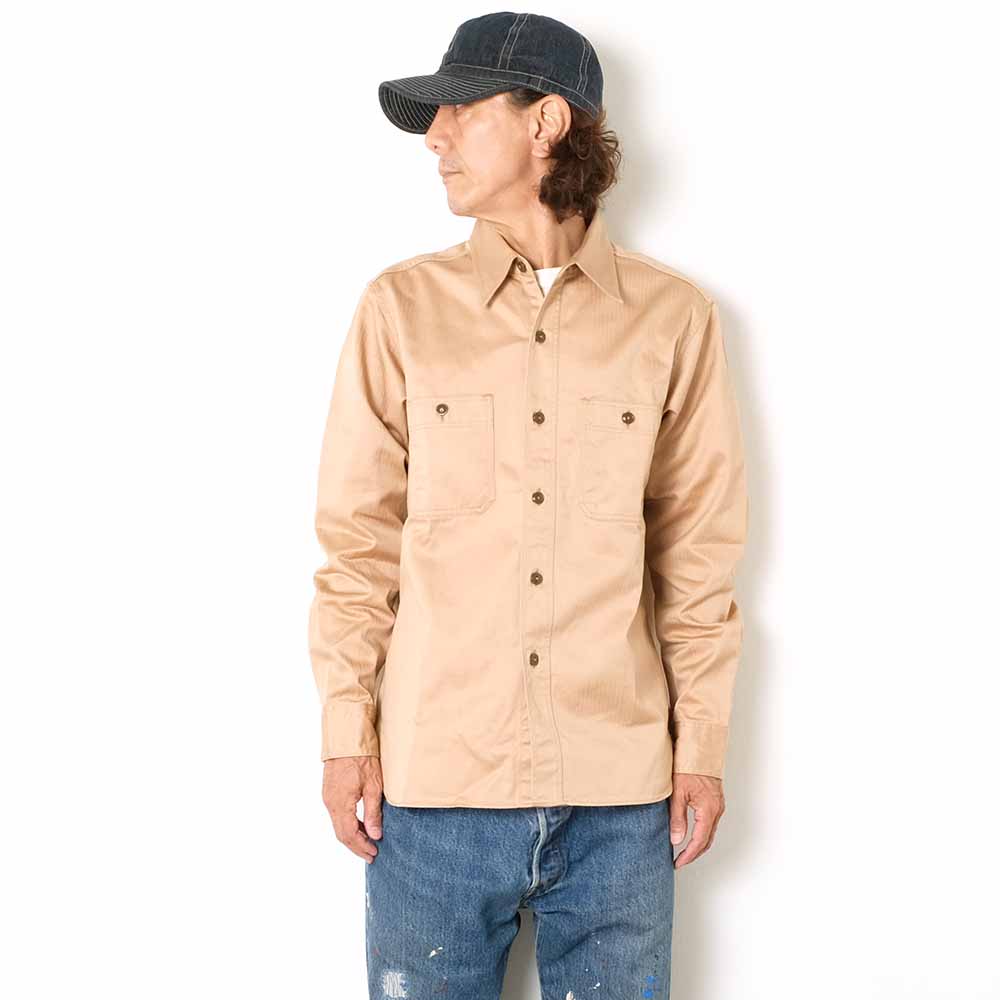 Buzz Rickson's - HERRINGBONE WORK SHIRTS - BR29390