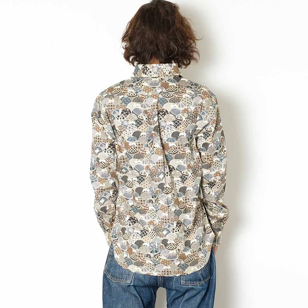 KOROMO ZAKURA - Broadcloth - Long-Sleeve Regular Shirt - Temari & Rabbit - SA1594