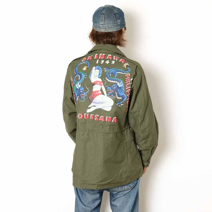 BUZZ RICKSON'S - Type M-1943 - BUZZ RICKSON MFG. CO. - HAND PAINT - DRAGON & LADY - BR15723