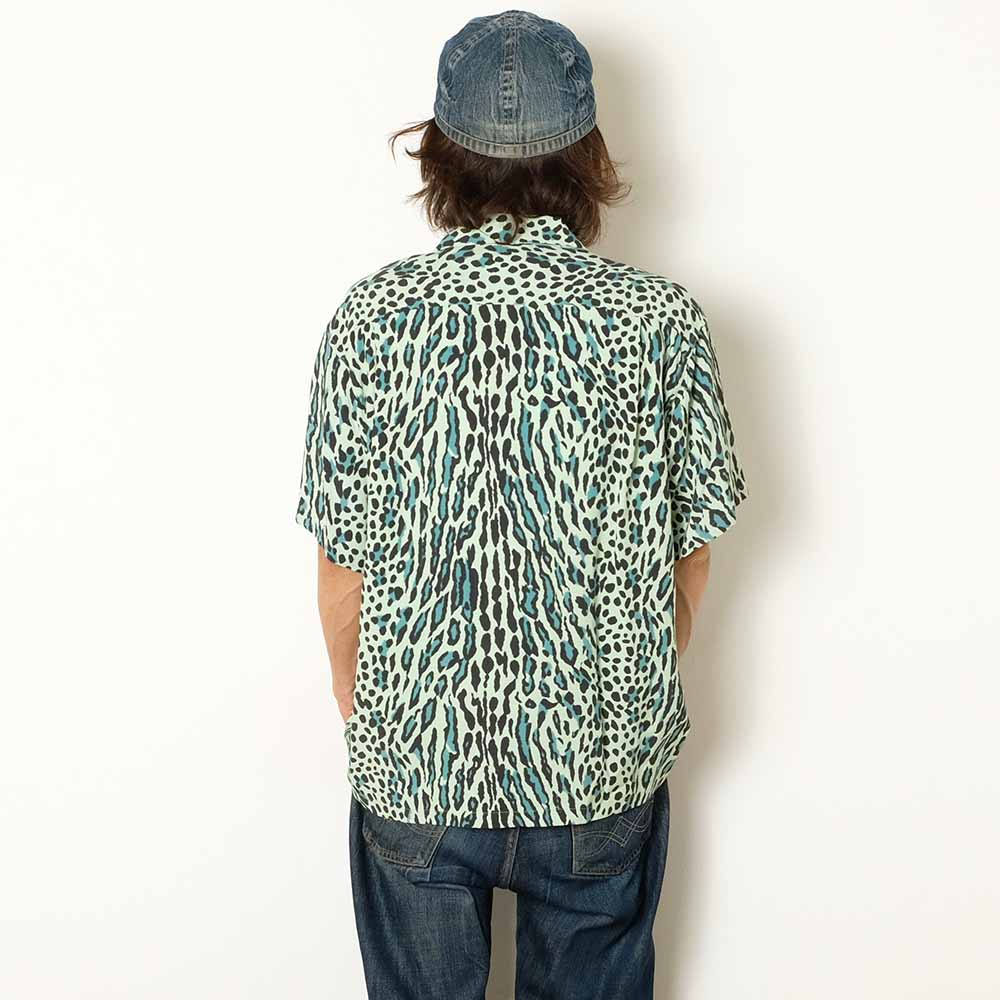 STAR OF HOLLYWOOD - HIGH DENSITY RAYON OPEN SHIRT - OCELOT - SH39708