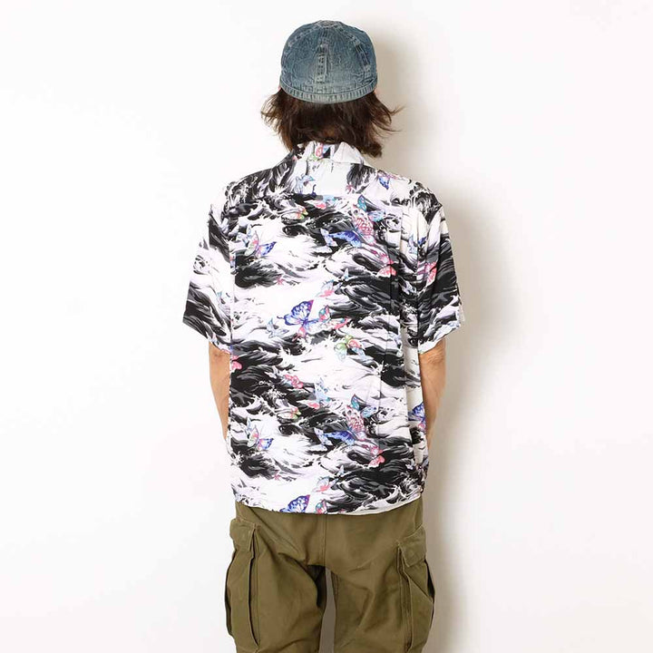 SUN SURF - S/S RAYON HAWAIIAN SHIRT - BUTTERFLY SPLASH - SS39627