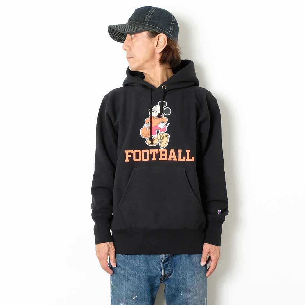 Champion - REVERSE WEAVE PULLOVER HOODED SWEATSHIRT - FOOTBALL - C3-A131