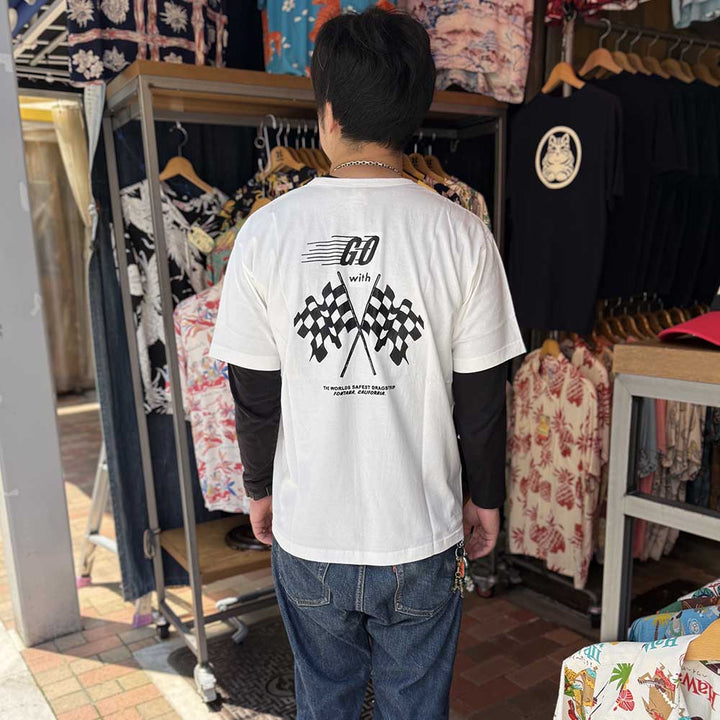 BARNS - TUBE S/S PRINT T-SHIRT - HOT ROD AUTO RACES - BR-25316