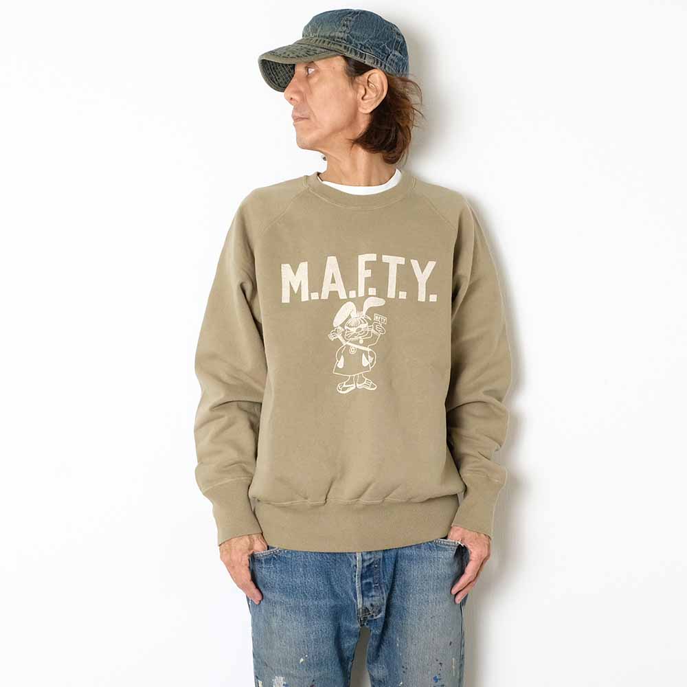 WAREHOUSE - 2ND HAND SERIES Lot.461 CREW SWEAT - M.A.F.T.Y. - 461MAF-25