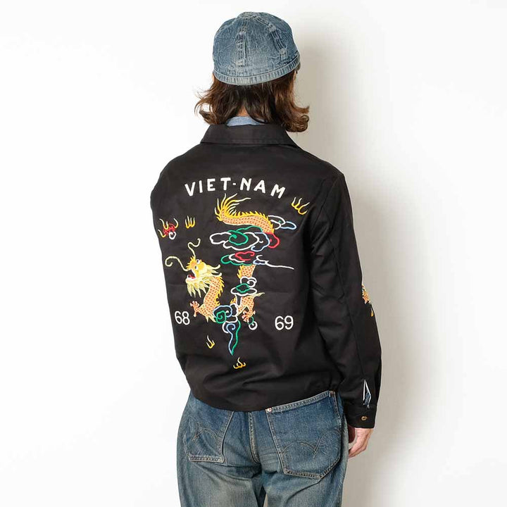 TAILOR TOYO - Late 1960s Style Cotton Vietnam Jacket - DRAGON - TT15879