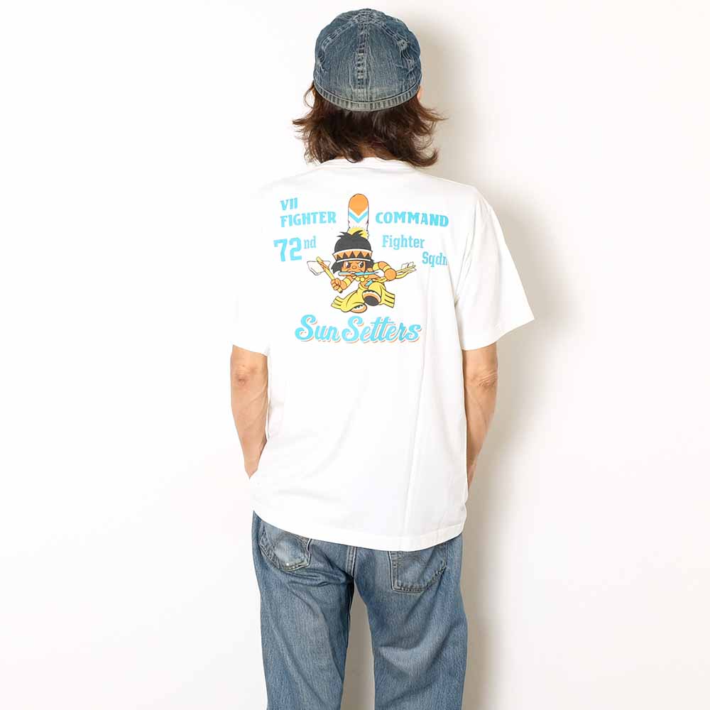 BUZZ RICKSON'S - GOVERNMENT ISSUE T-SHIRT - 72nd FIGHTER SQ. - BR79757