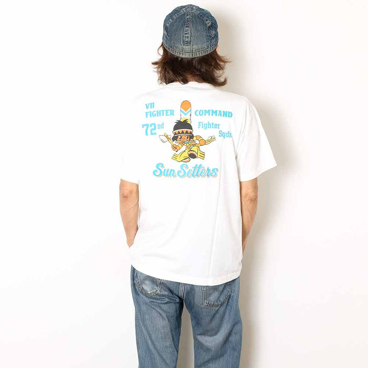 BUZZ RICKSON'S - GOVERNMENT ISSUE T-SHIRT - 72nd FIGHTER SQ. - BR79757