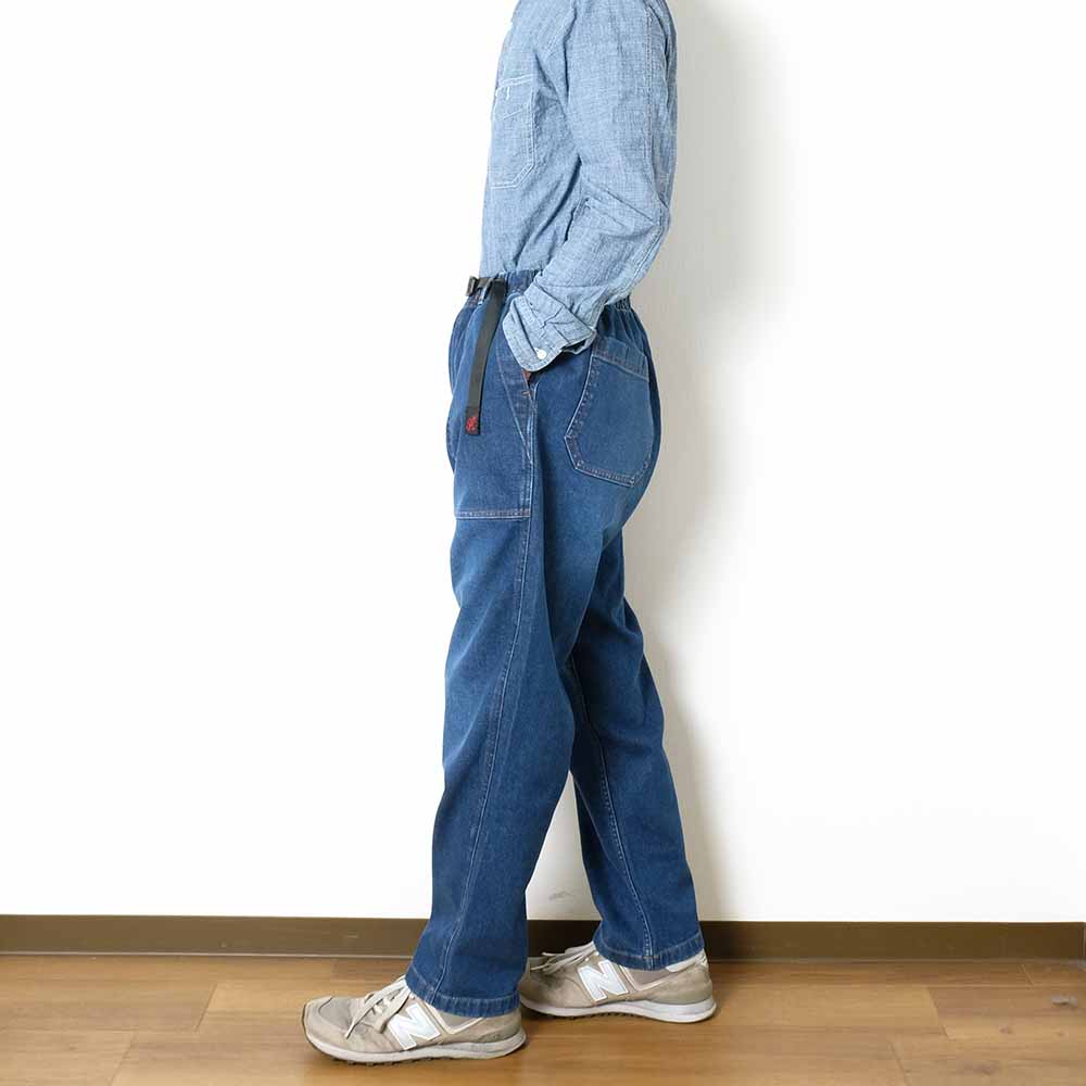 GRAMICCI - STRETCH DENIM LOOSE TAPERED RIDGE PANT - G5SU-P083