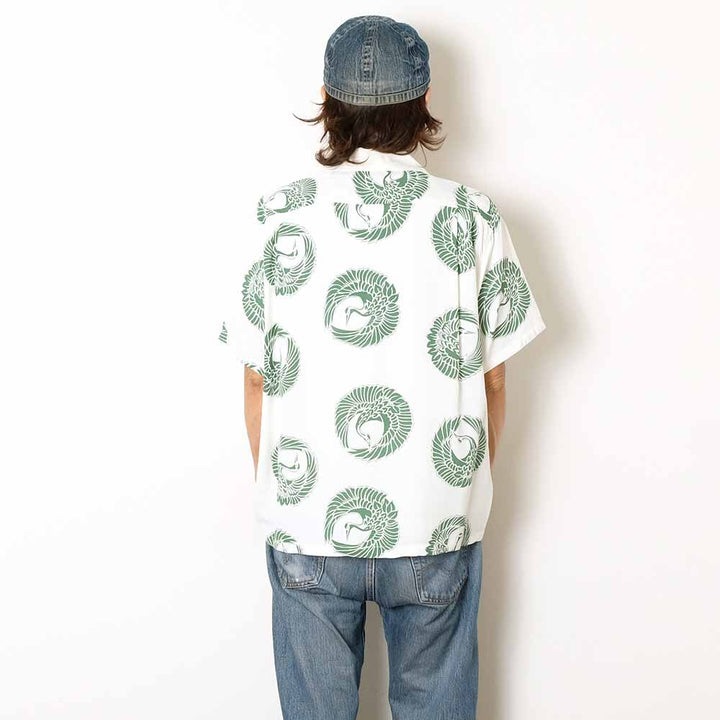 SUN SURF - RAYON HAWAIIAN SHIRT - ORIENTAL BORDER - SS39629