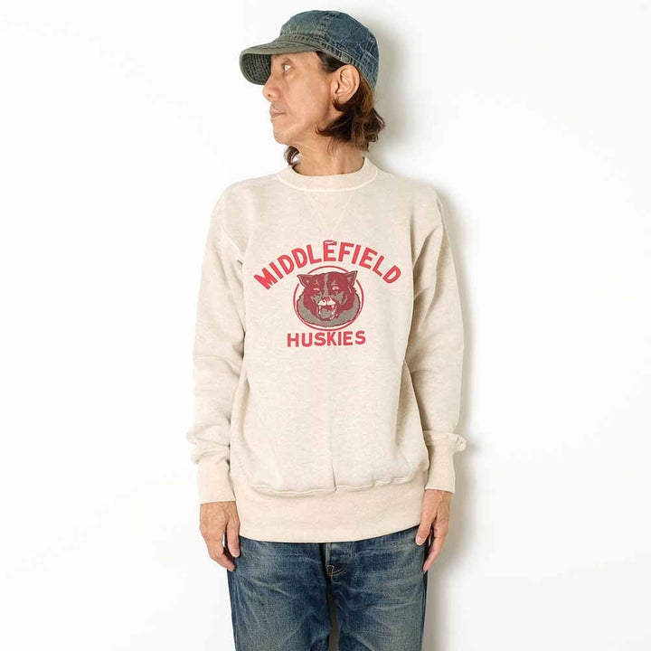 WAREHOUSE - Lot.403 - SET IN FREEDOM SWEATSHIRT - MIDDLEFIELD - 403MID-25