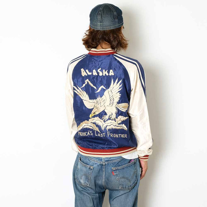TAILOR TOYO - Acetate Souvenir Jacket - ALASKAN EAGLE × DOG SLED - TT15790-128
