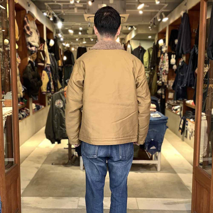 Buzz Rickson's - N-1 KHAKI - NAVY DEPARTMENT DEMOTEX-E - SS-403 USS ATULE - BR15580