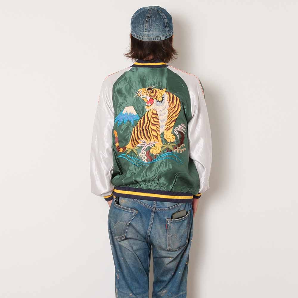TAILOR TOYO - Acetate Souvenir Jacket - ROARING TIGER x EAGLE - TT15972-145