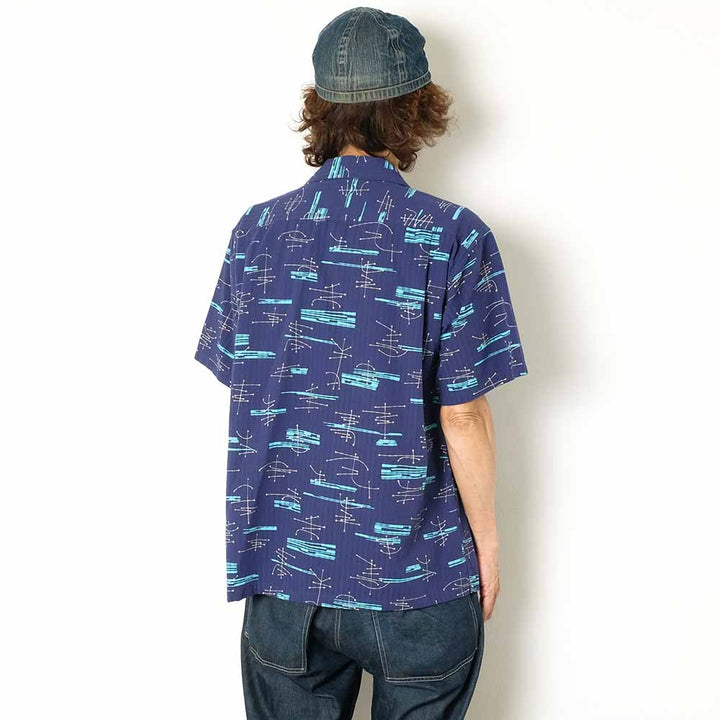 STAR OF HOLLYWOOD - DOBBY COTTON OPEN SHIRT - ATOMIC - SH39320