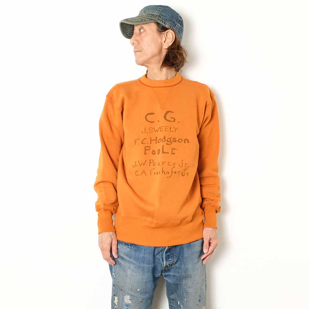 WAREHOUSE - Lot.403 - SET IN FREEDOM SWEATSHIRT - C.G. - 403CG-25