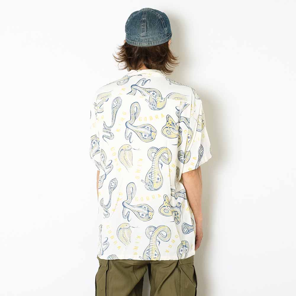 STAR OF HOLLYWOOD x VINCE RAY - HIGH DENSITY RAYON OPEN SHIRT - KING COBRA - SH39488