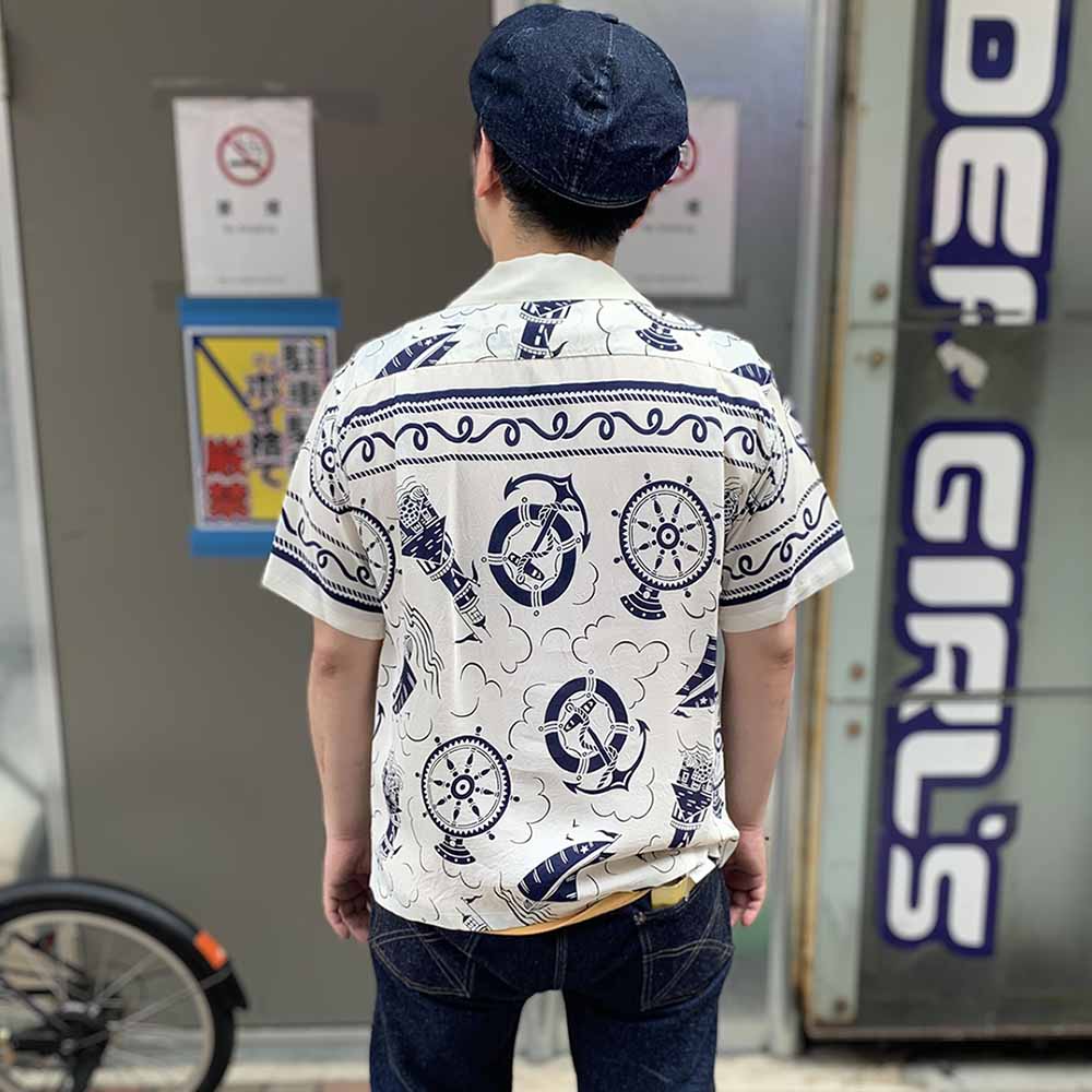 SUN SURF - S/S RAYON HAWAIIAN SHIRT - ALL ABOARD - SS39230