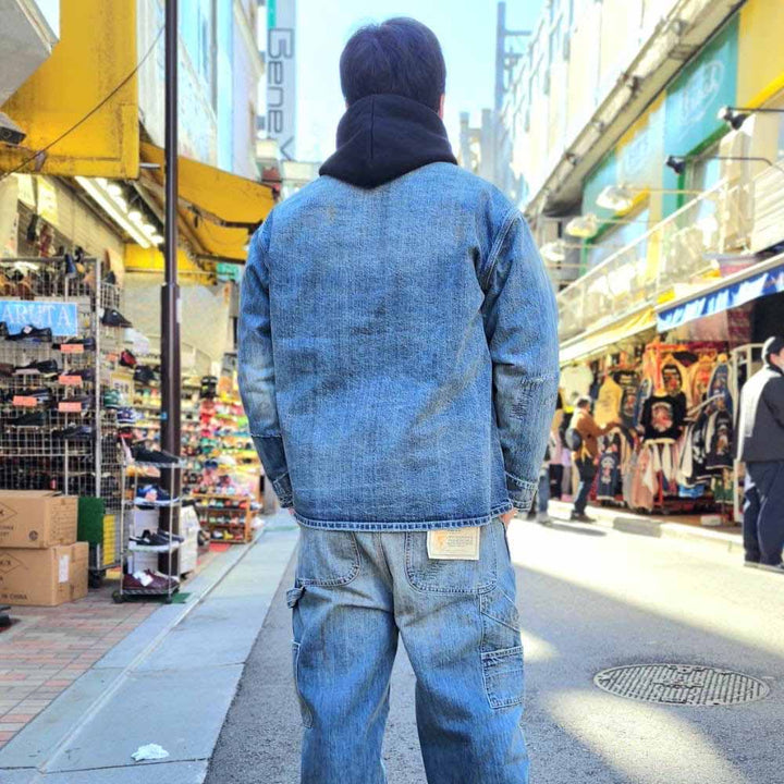 UNIVERSAL OVERALL - 12.75oz CONE DENIM REMAKE COVERALL - HT2433400-C