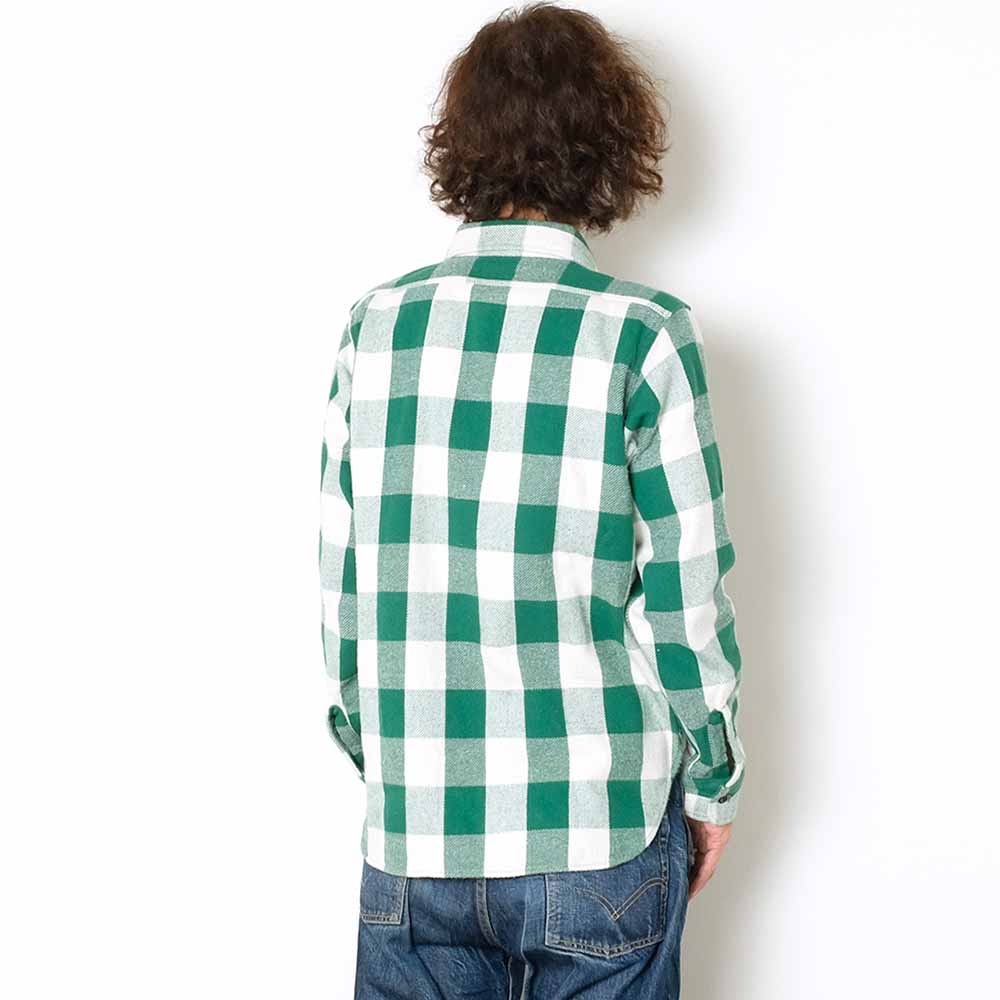 WAREHOUSE Lot.3104 FLANNEL SHIRTS A柄 ONE WASH 3104A-23