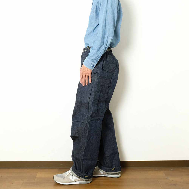BUZZ RICKSON'S - TROUSERS Type M-51 - DENIM CIVILIAN MODEL - BR42586