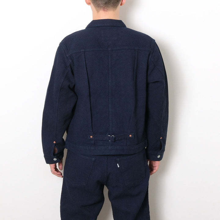 omotodenim - 15oz ORI-SASHI SASHIKO TYPE 1 JACKET - 3121