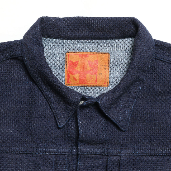 omotodenim - 15oz ORI-SASHI SASHIKO TYPE 1 JACKET - 3121