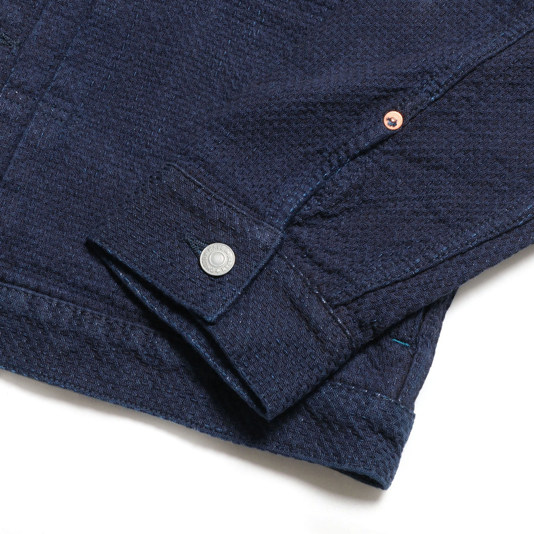 omotodenim - 15oz ORI-SASHI SASHIKO TYPE 1 JACKET - 3121