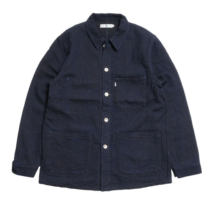 omotodenim - 12oz CUBE SASHIKO DENIM CHORE JACKET - 3720
