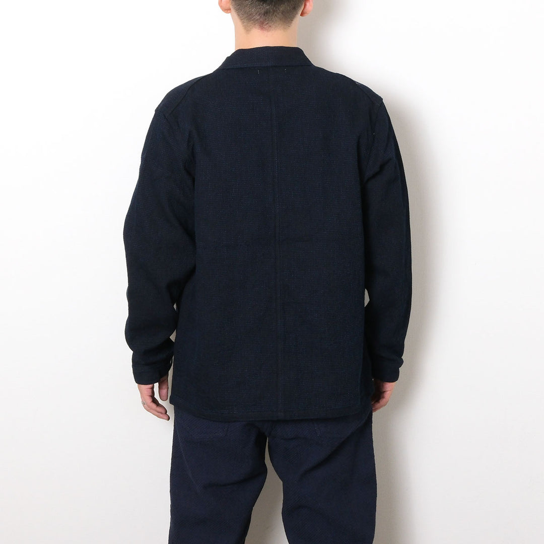 omotodenim - 12oz CUBE SASHIKO DENIM CHORE JACKET - 3720
