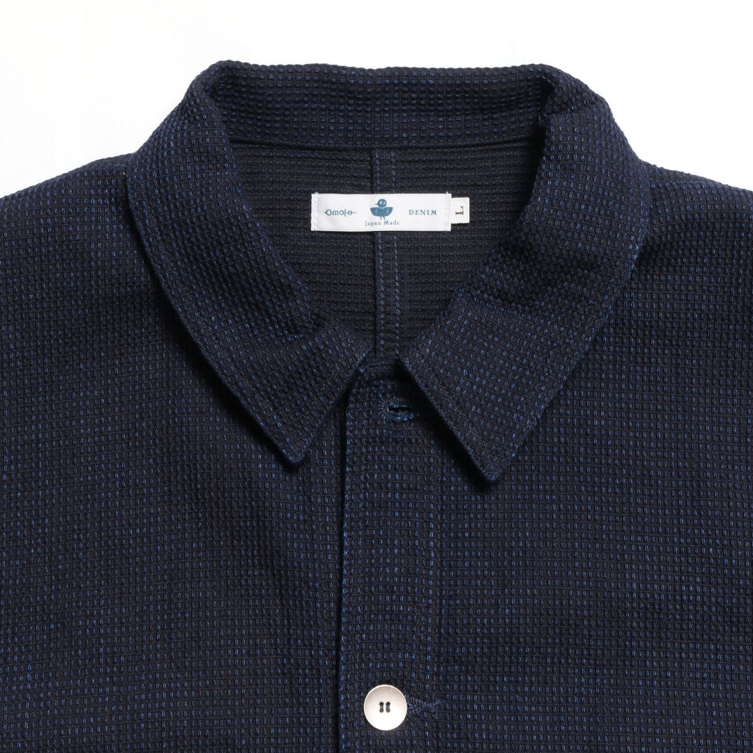omotodenim - 12oz CUBE SASHIKO DENIM CHORE JACKET - 3720