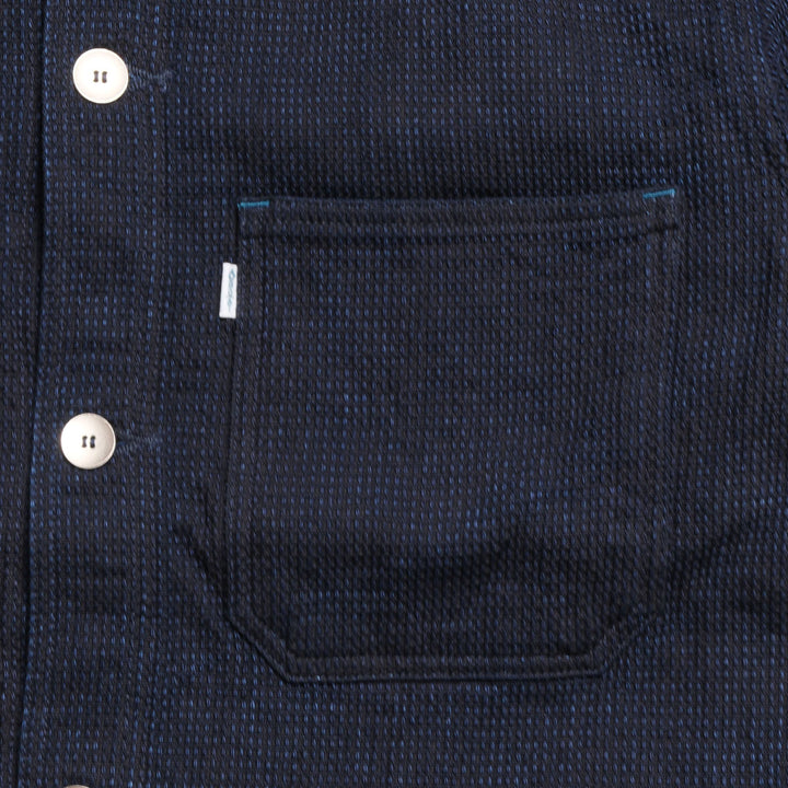 omotodenim - 12oz CUBE SASHIKO DENIM CHORE JACKET - 3720