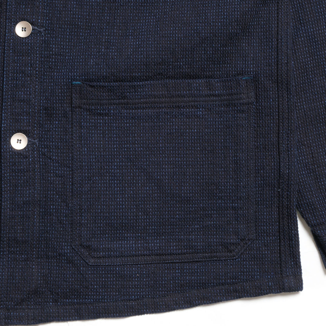omotodenim - 12oz CUBE SASHIKO DENIM CHORE JACKET - 3720