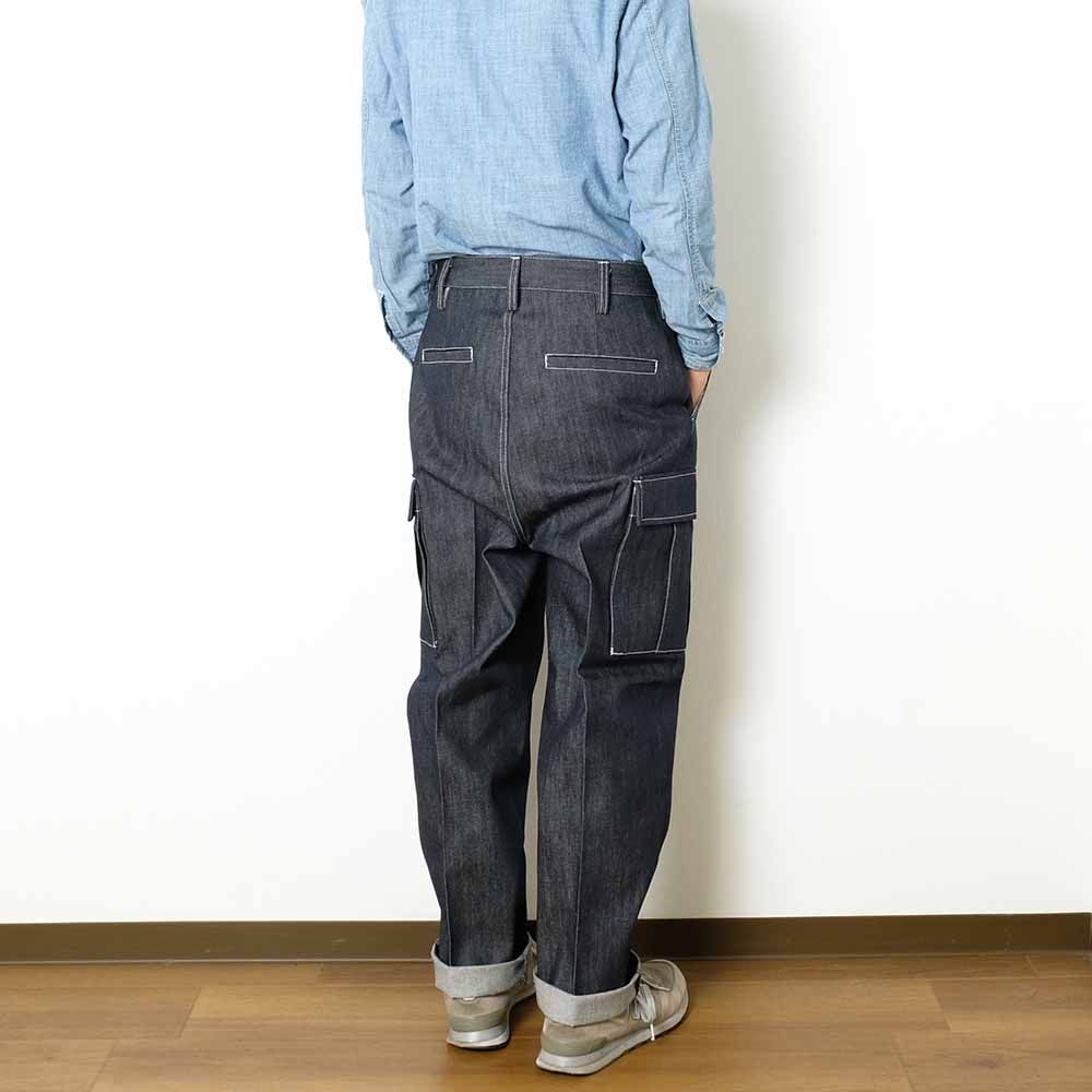 UNIVERSALOVERALL - DENIM CARGO PANTS - U2433652