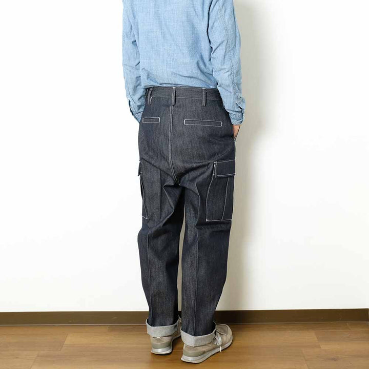 UNIVERSALOVERALL - DENIM CARGO PANTS - U2433652