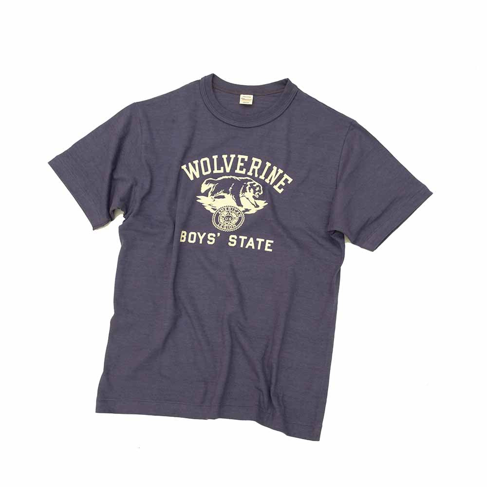 WAREHOUSE Lot.4601 S/S T-SHIRT WOLVERINE 4601WOL-23