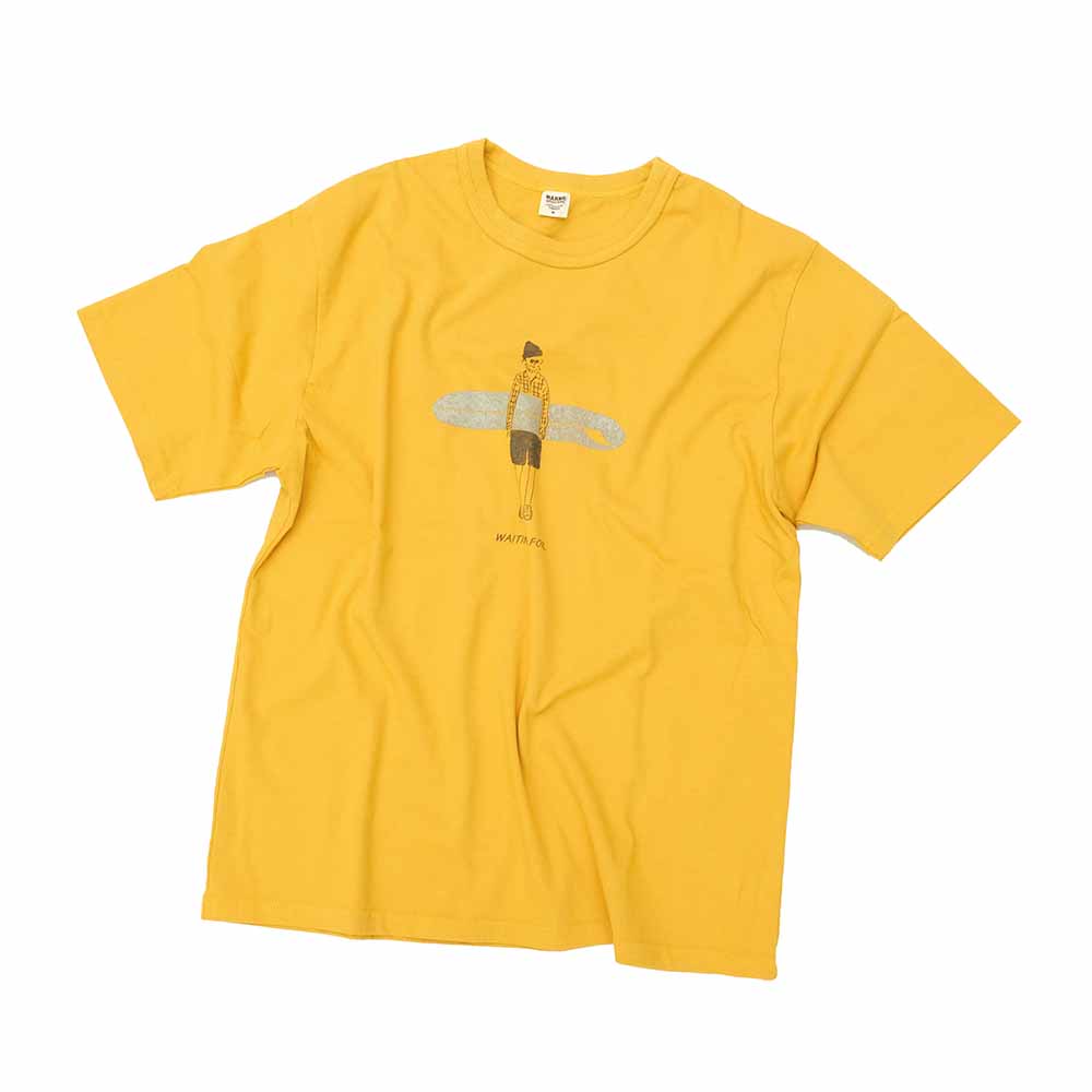 BARNS - TOUGH NECK S/S PRINT T-SHIRT - WAITING FOR - BR-23308