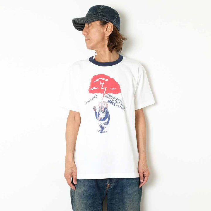 Whitesville - S/S RINGER T-SHIRT - WHY ME LORD - WV79521