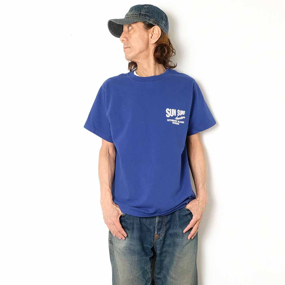 SUN SURF - S/S T-SHIRT - ALOHA-TSURU - SS79748