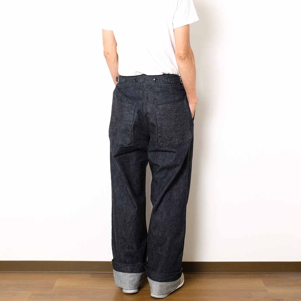 SUGAR CANE - Mister Freedom - NAVAL CLOTHING TAILORS - DIGGERS TROUSERS - 13.5oz.BLUE DENIM - SC42602