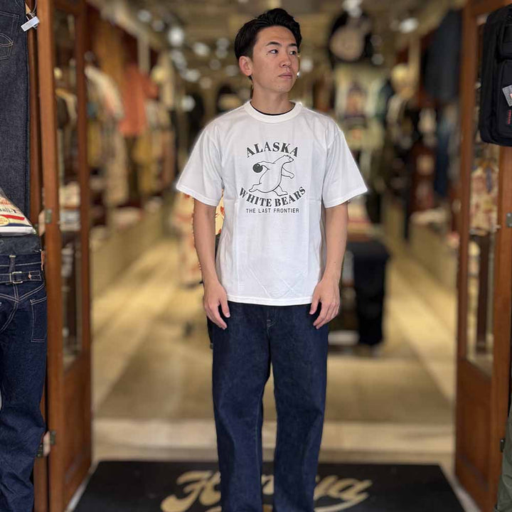 BARNS - STANDARD - Tough Neck - S/S Print T-shirt - ALASKA - BR-25282