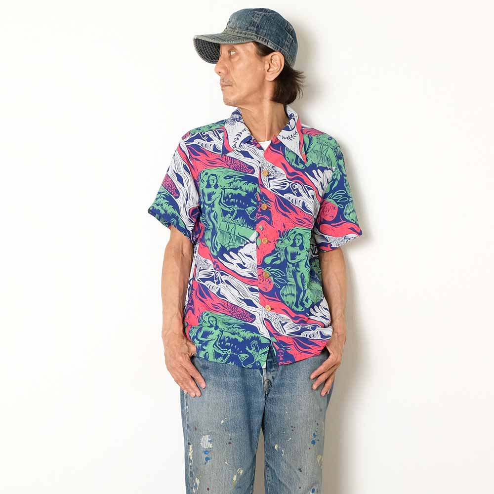 SUN SURF - SPECIAL EDITION - GAUGUIN WOODCUT MYSTIC - SHORT SLEEVE - SS39673