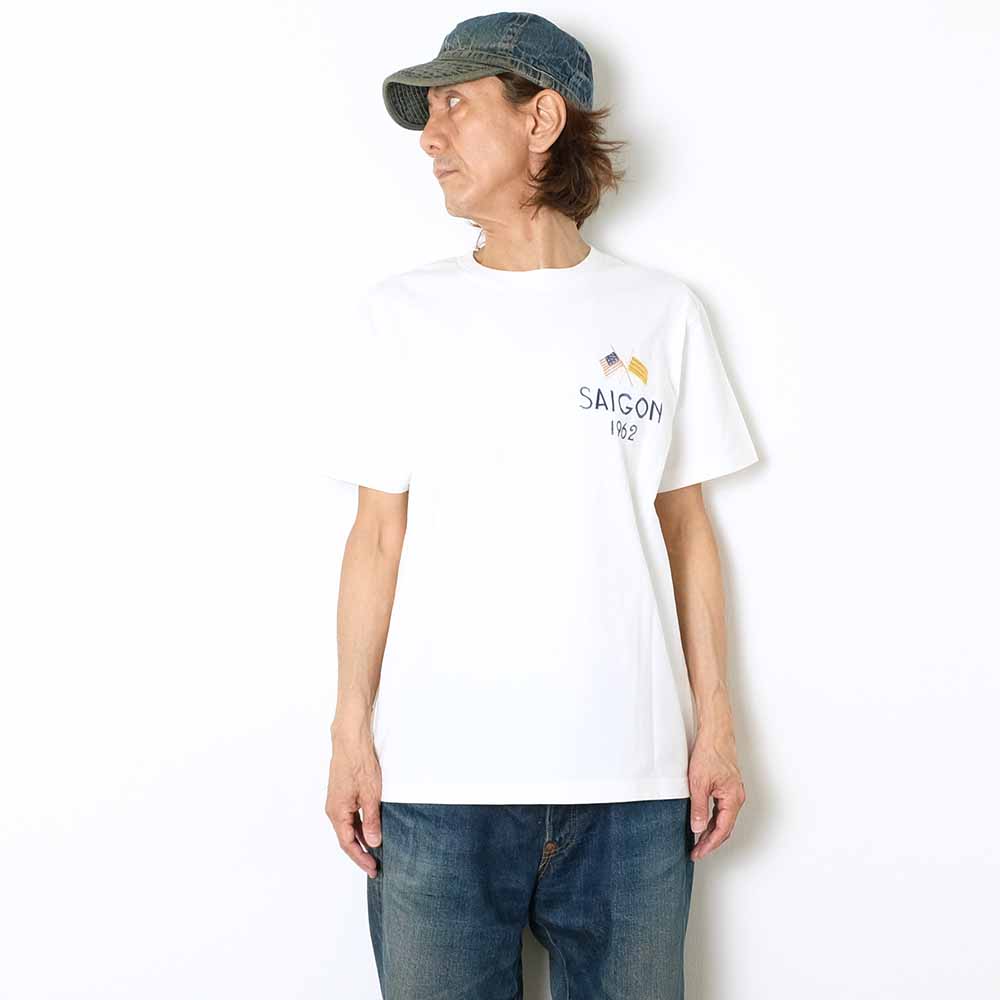 TAILOR TOYO - S/S SUKA T-SHIRT - EMBROIDERED - SAIGON VIET-NAM - TT79590