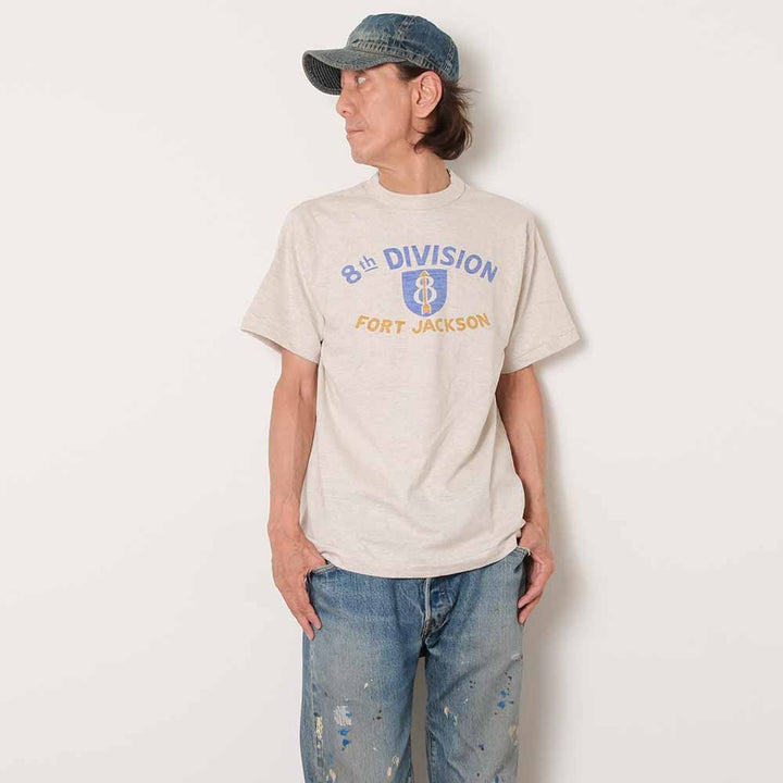WAREHOUSE - Lot 4601 - S/S T-SHIRT - FORT JACKSON - 4601FOR-26