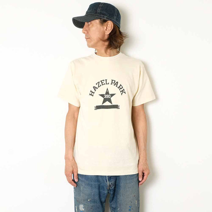 DUBBLE WORKS - Lot.33005 S/S T-SHIRT PIGMENT DYE - HAZEL PARK - 33005HAZ-25